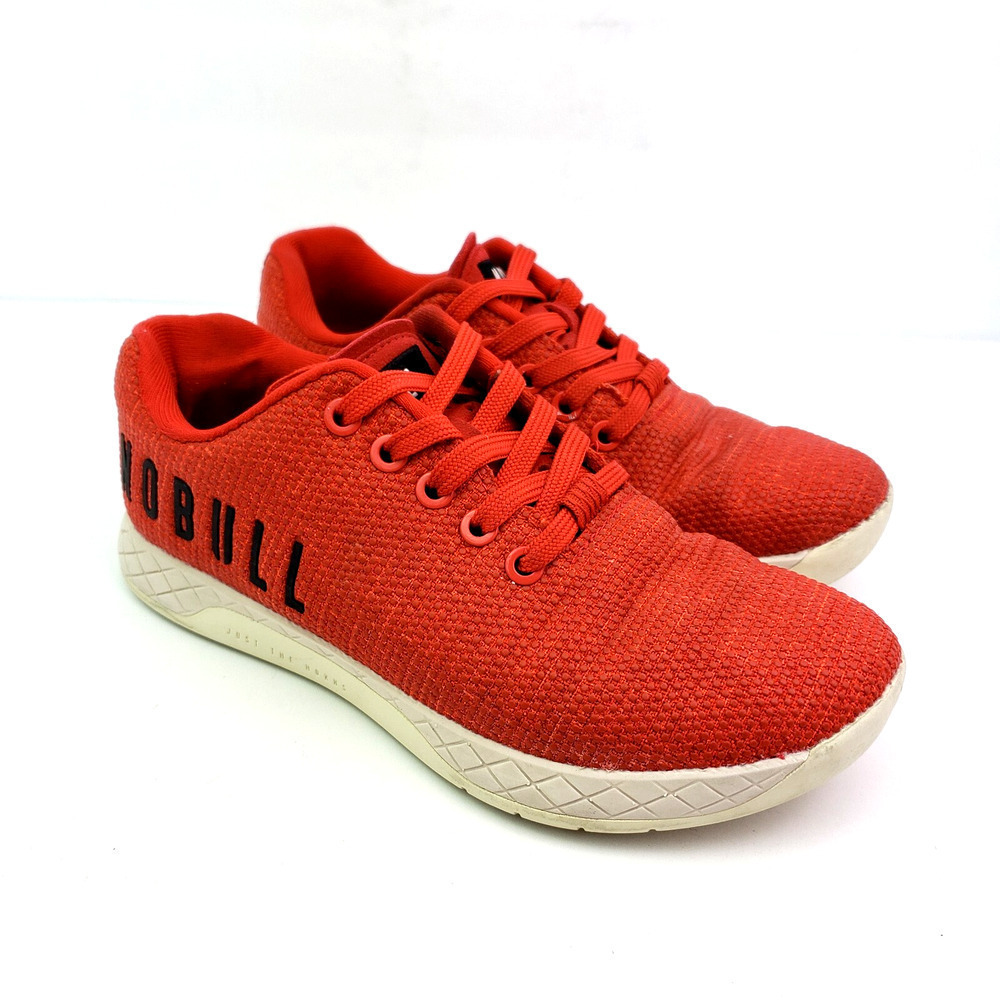 Nobull Superfabric Womens Size 6 Red Athletic Trainer Sneaker Shoes